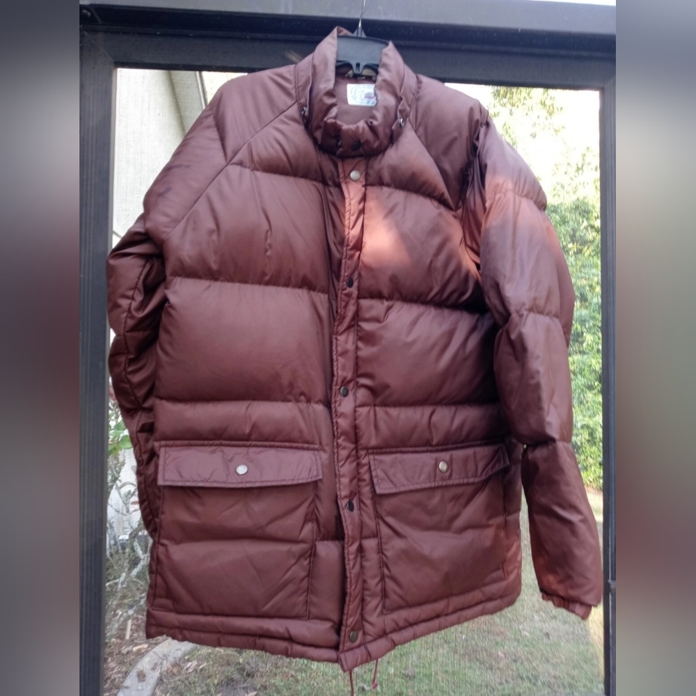 Down Puffer Jacket 48" chest by The Ducky Duke of Down Mens Large